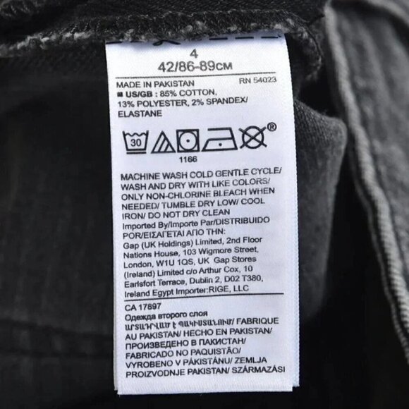 Banana Republic Denim Mini Shirt with Raw Hem Black Size 4 - Picture 9 of 11